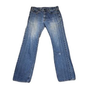 Hurley Relaxed 99 Jeans Mens 32 Vintage Wash Distressed Faded Skater Grunge Punk